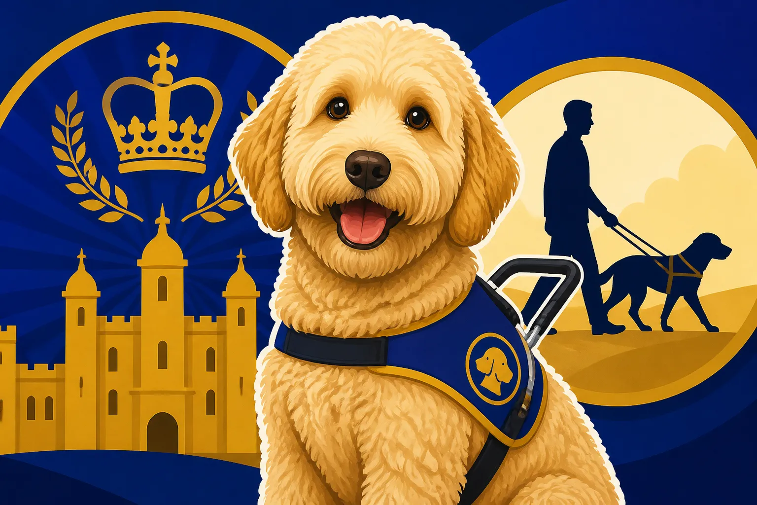 The Royal Guide Dogs Program Behind the Labradoodle